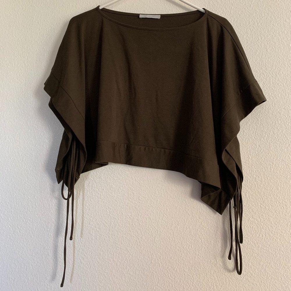 Zara Boxy Cropped Top